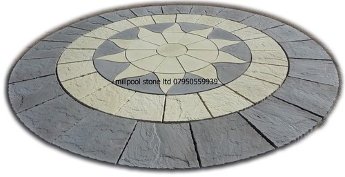 46m sun circle paving - ,