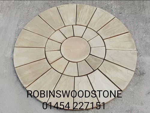 Precast concrete circle - circle, patio
