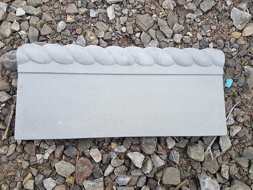 Precast rope edging 450mm - precast, x