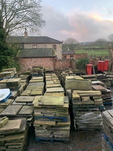 Reclaimed yorkstone flags - reclaimed,