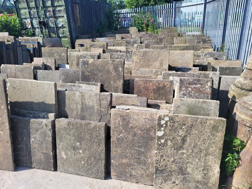 Yorkstone paving flags slabs - paving,