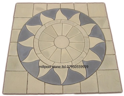 Aztec sun circle sq - 3m,