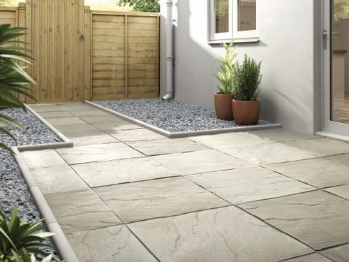 Concrete patio paving - concrete,