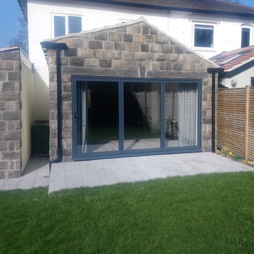 Yorkshire riven paving - riven,