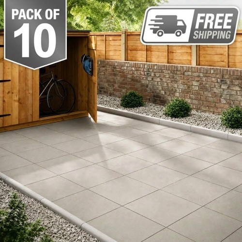 Concrete garden paving - garden, slabs